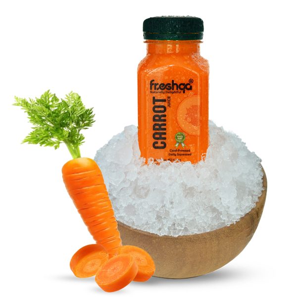 Fresh Carrots Juice Cold-Pressed