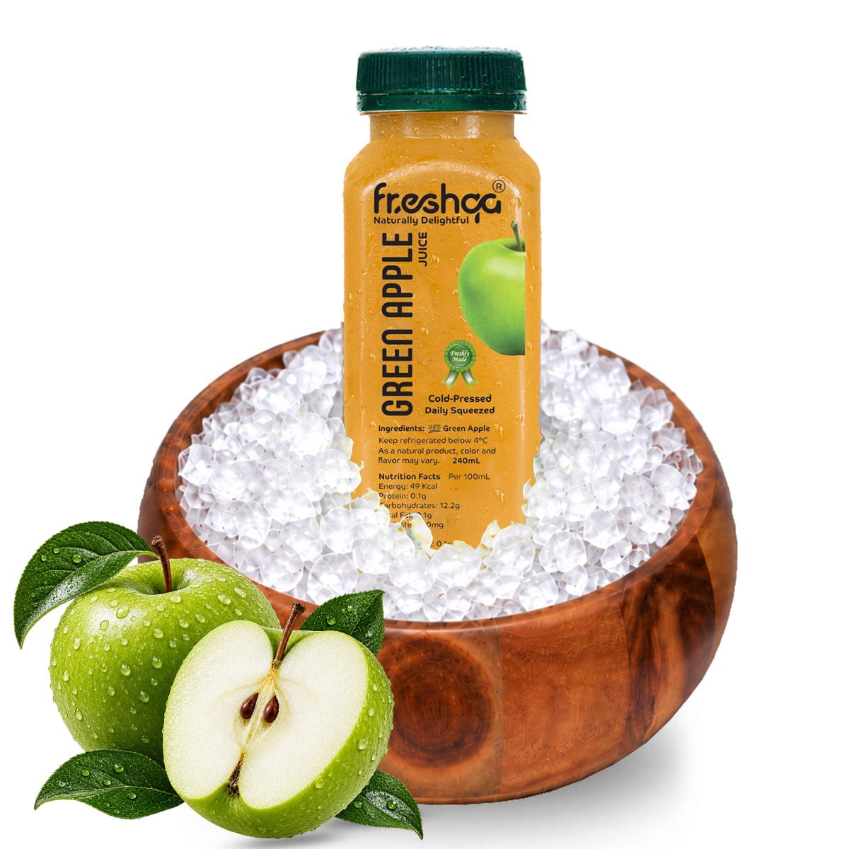 Fresh Green Apple Juice Cold-Pressed 1 Fresh Green Apple Juice Cold-Pressed