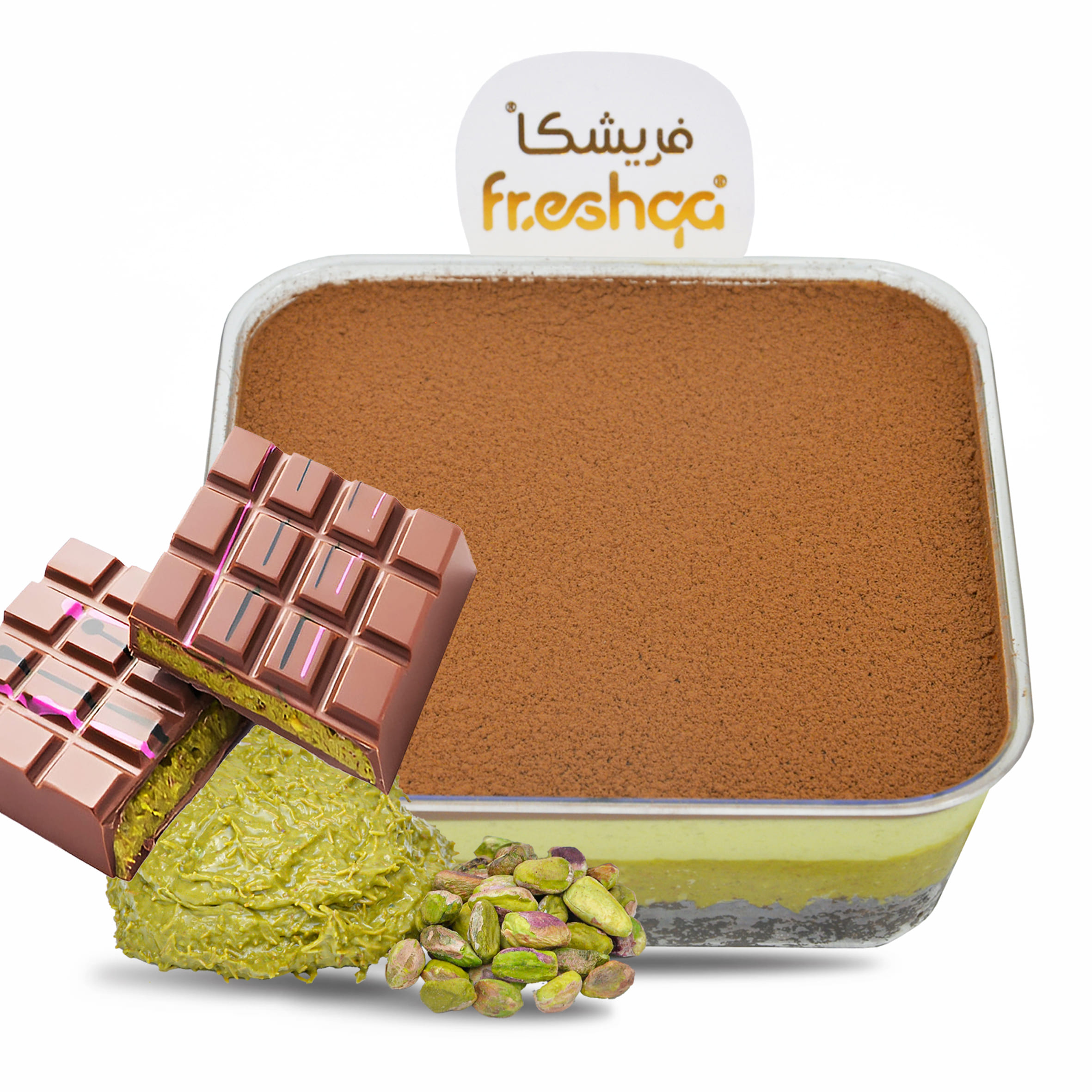 Mousse Chocolate Kunafa Pistachio (Dubai Blend)