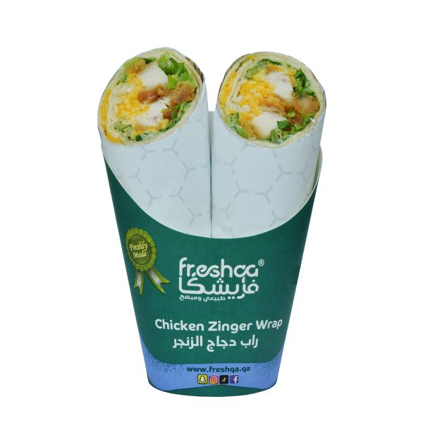 Chicken zinger wrap