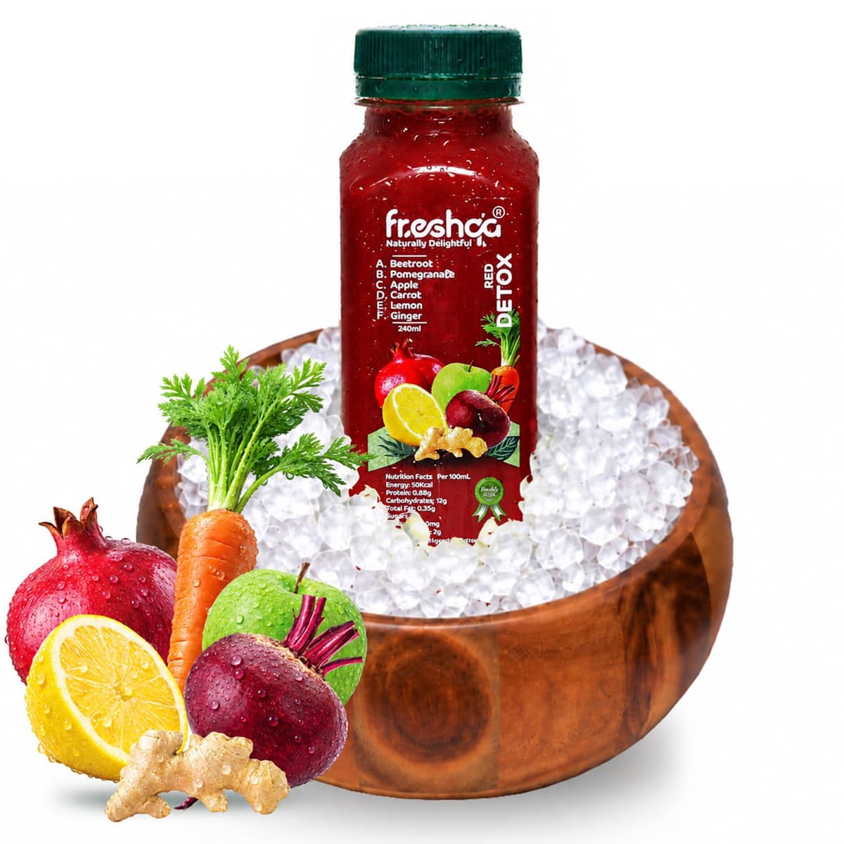 Detox Red ( beetroot, pomegranate, apple,carrot,lemon,,ginger) 1 Detox Red ( beetroot, pomegranate, apple,carrot,lemon,,ginger)